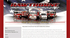 Desktop Screenshot of hawthornefireems.com